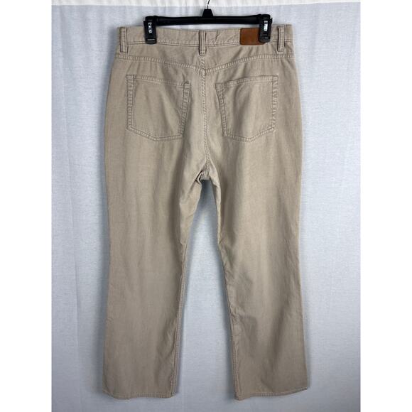 J. Crew Pants Men Straight Leg Tan Corduroy Preppy Fisherman Countryside Grandpa - Picture 2 of 5
